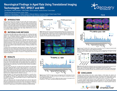 Image of the scientific poster Neurological Findings in Aged Rats Using Translational Imaging Technologies: PET, SPECT and MRI
