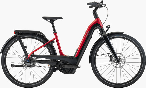 Mavaro 2 Low StepThru in Candy Red - Electric E-Urban Bike