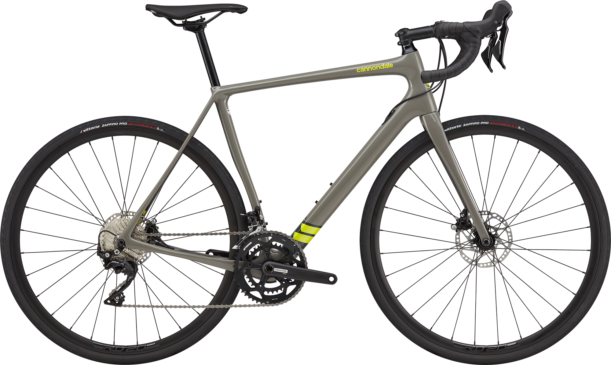 Cannondale Save Synapse  Full-Carbon UD Gabel silbergrau-gold 
