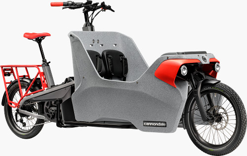 Wonderwagen Neo 1 in Grey - Electric E-Cargo Bike Alternate Image