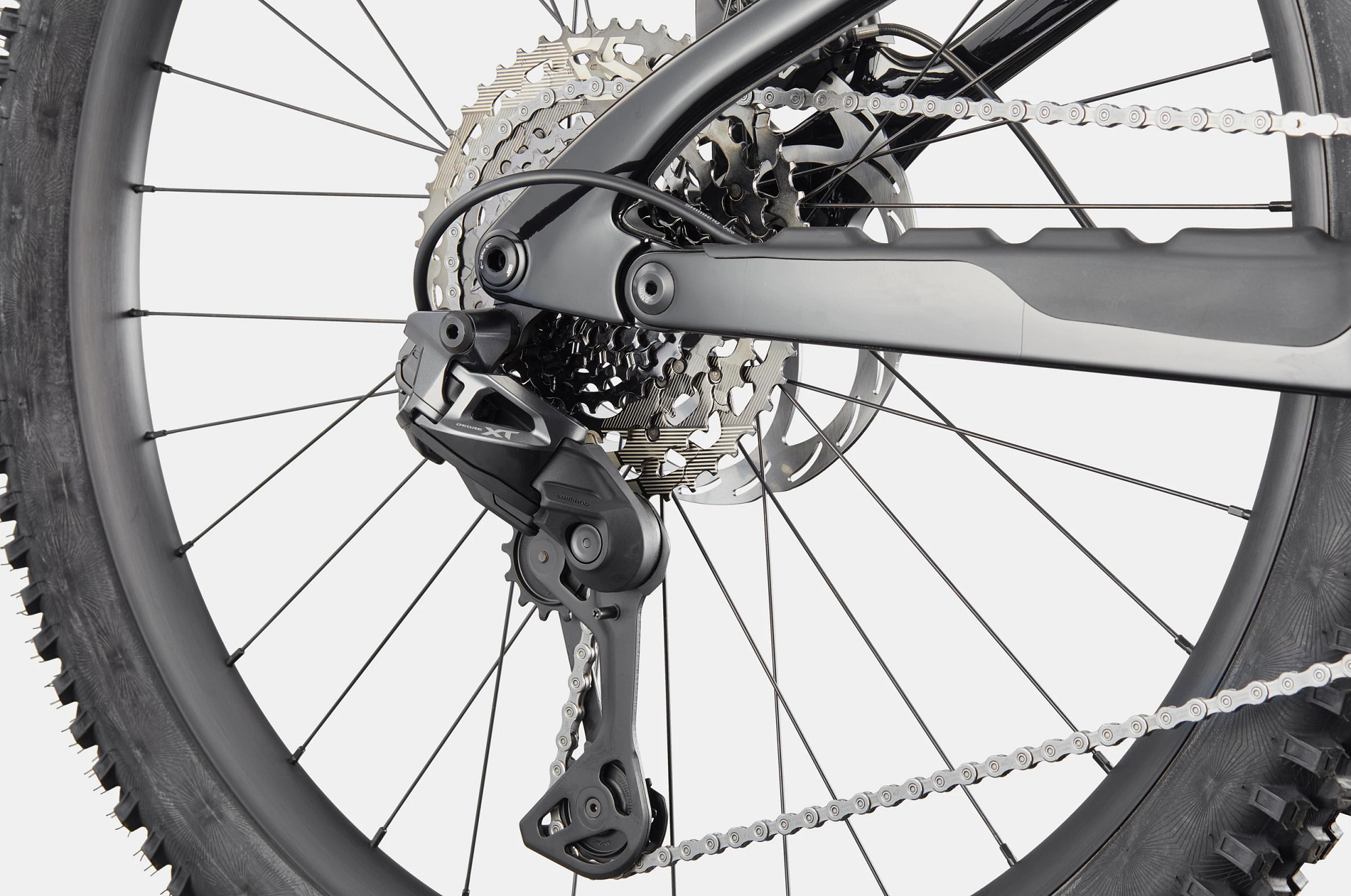 Cannondale Moterra 1 close up detail on a studio background