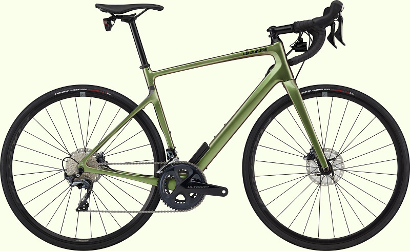 a green and black bicycle