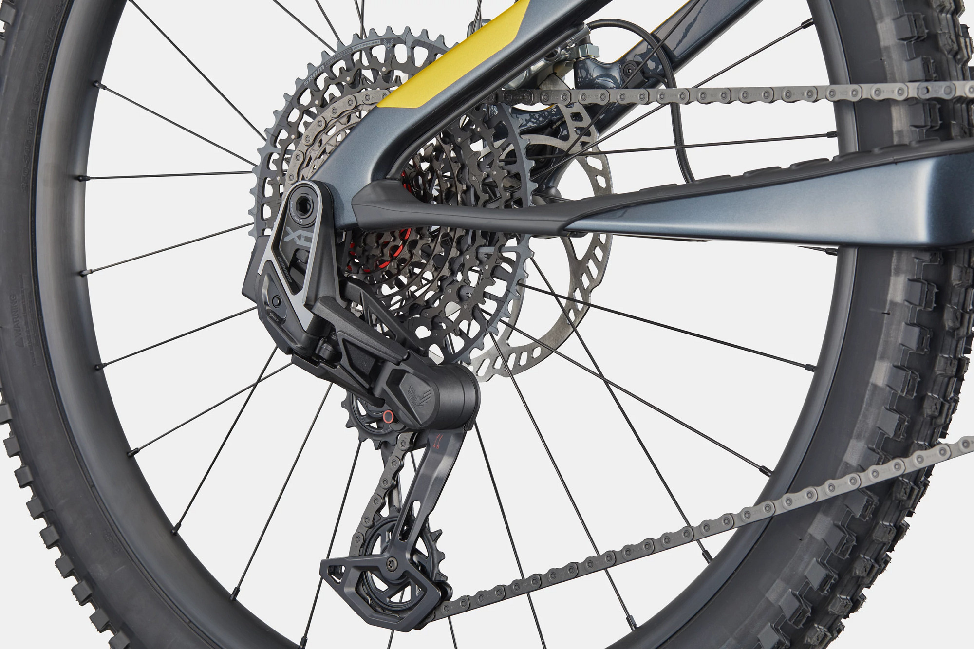 Cannondale Moterra SL 1 close up detail on a studio background
