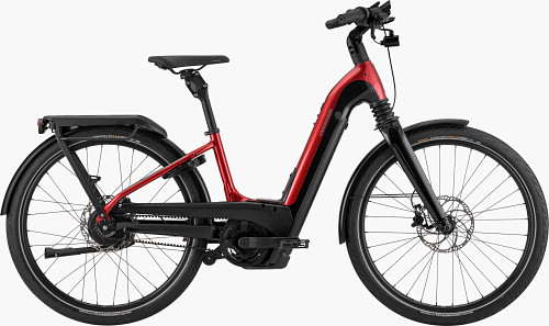 Mavaro 1 Low StepThru in Candy Red - Electric E-Urban Bike