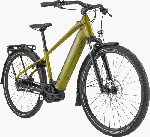 Mavaro 4 in Olive Green - Electric E-Urban Bike Alternate Image