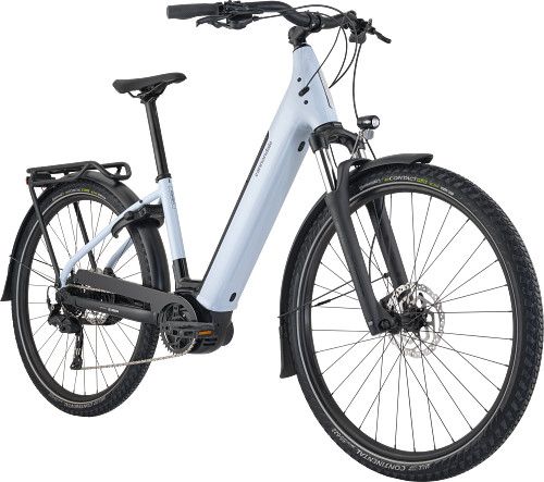 Mavaro 5 Low StepThru in Dust Blue - Electric E-Urban Bike Alternate Image