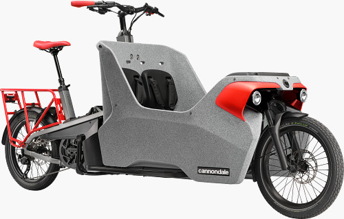 Wonderwagen Neo 2 in Grey - Electric E-Cargo Bike Alternate Image
