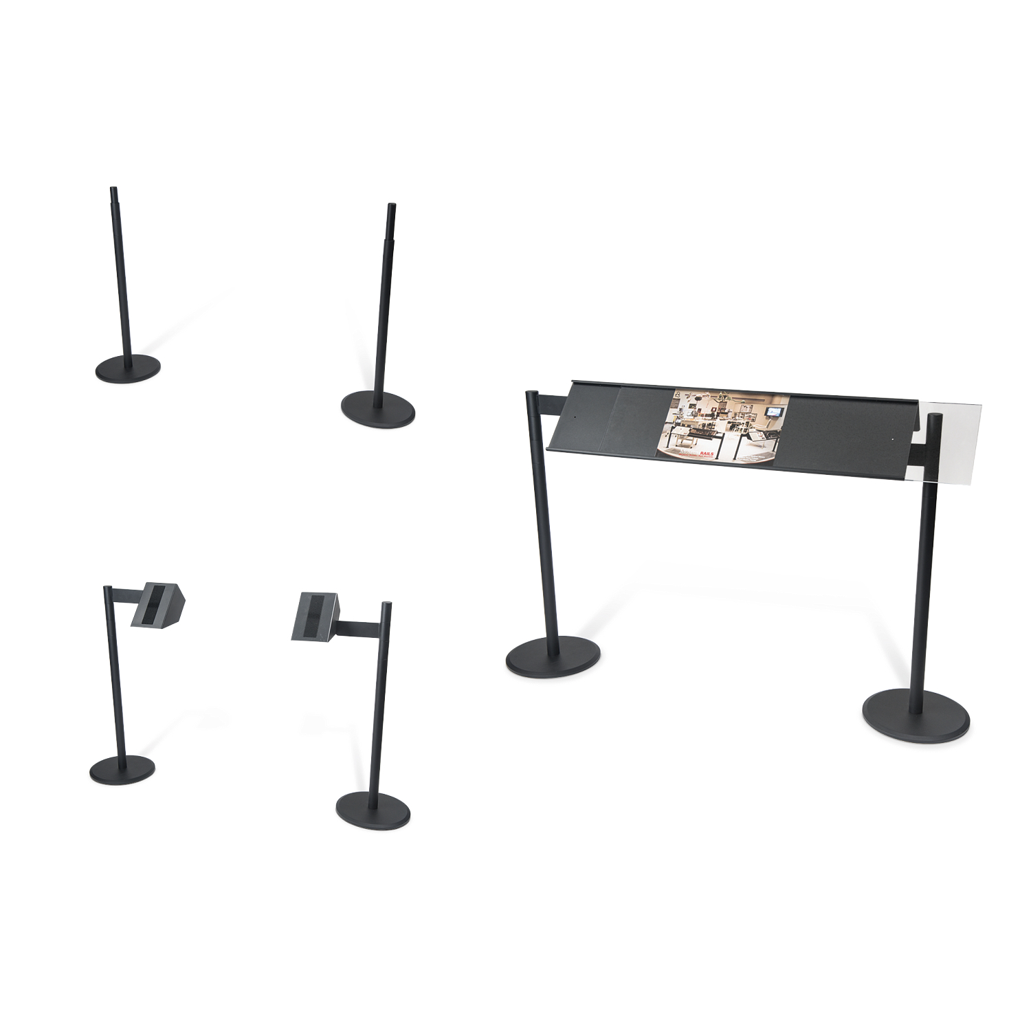 MuseumRails™ Modular Reader Rail Starter Unit | Traffic Management ...