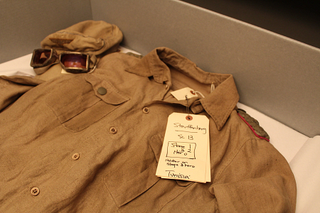Tom Cruise (Col. Stauffenberg) Tunisia uniform from Valkyrie (2008) - Close up of shirt with tags.