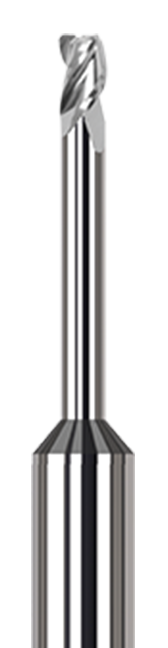 Variable Helix End Mills for Aluminum Alloys-Corner Radius-Long Reach, Stub Flute