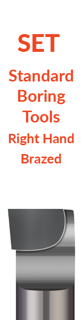 Sets-Standard-Boring Tools-Right Hand-Brazed