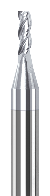 10mm Solid Carbide Roughing End Mill - CNC Chip Breaker Cutter For Hardened Steel (3 Flute, 75mm OAL)