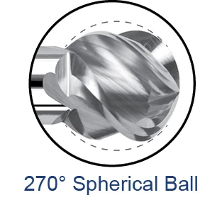 Undercutting End Mills 270 High Helix