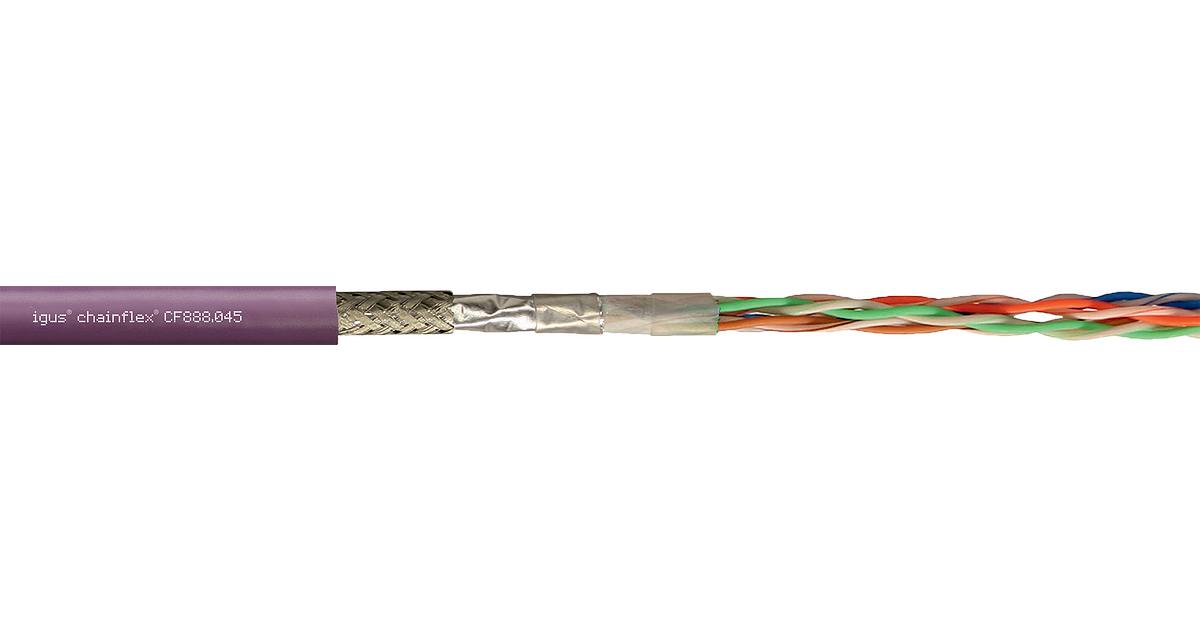 Harnessed Profinet Cables, PVC, connector A: Phoenix Contact RJ45 ...