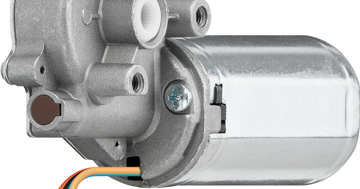 Drylin® E DC Motor With Worm Gear And Spline | Igus®