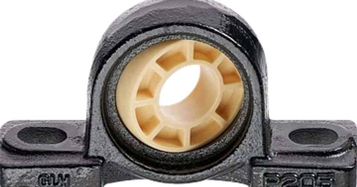 Pillow block bearing with cast iron housing UC, igubal® JEMSP igus®