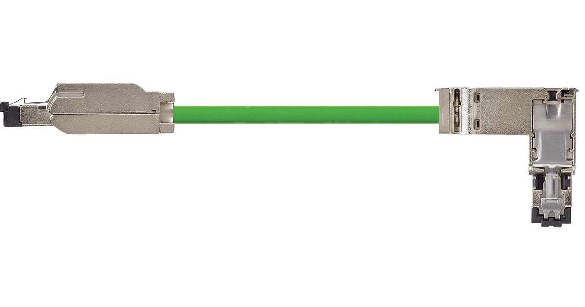Harnessed Profinet Cables, PVC, connector A: Siemens RJ45 metal ...
