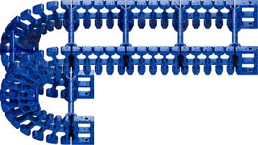 Energy chain, cable guide, food-compliant, FDA