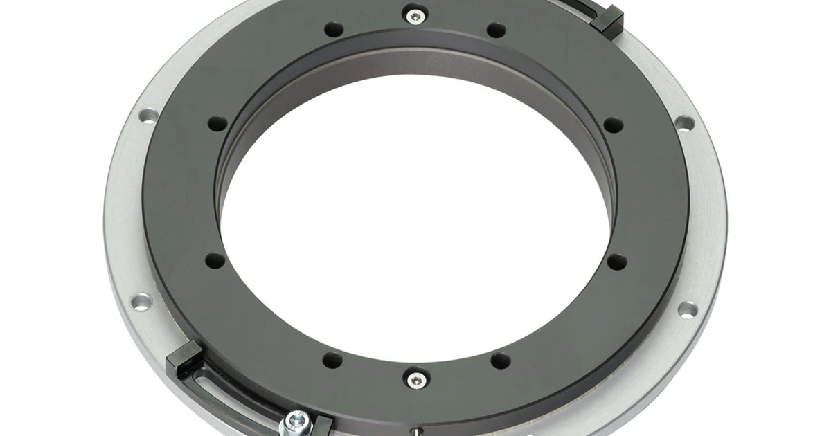 iglidur® slewing ring, PRT-04 with angle stop, outer ring made of ...