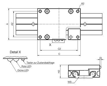 Rail télescopique NTP27 tout en polymère igus