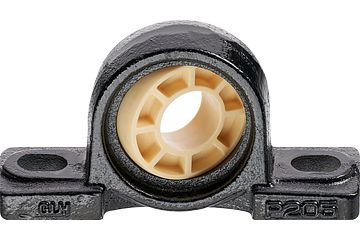 Pillow block bearing with cast iron housing UC, igubal® JEM-SP