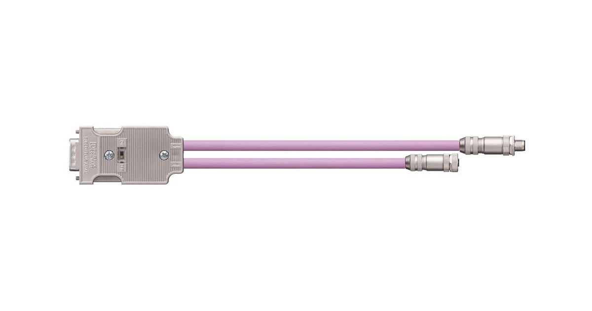 Harnessed Profibus Cables, PVC, connector A: Phoenix Contact SUB-D, 9 ...