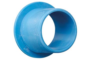 Sleeve bearing with flange, food-safe