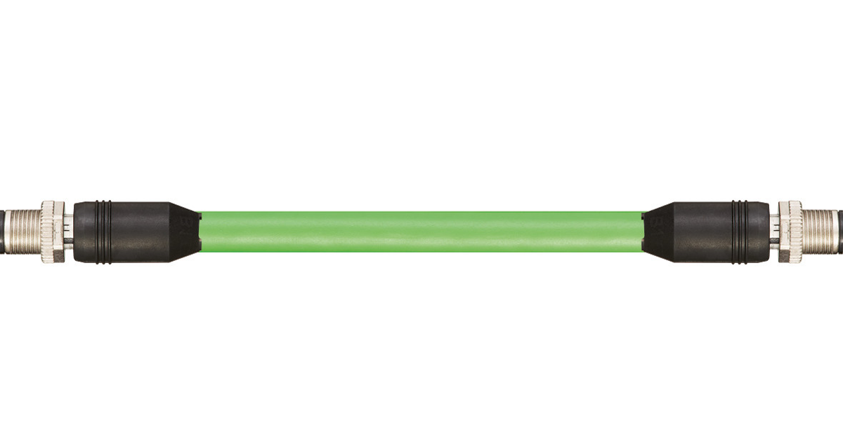 Profinet Pin Industrial Profinet cables, PVC, connector A: M12 d-coded pin straight ...