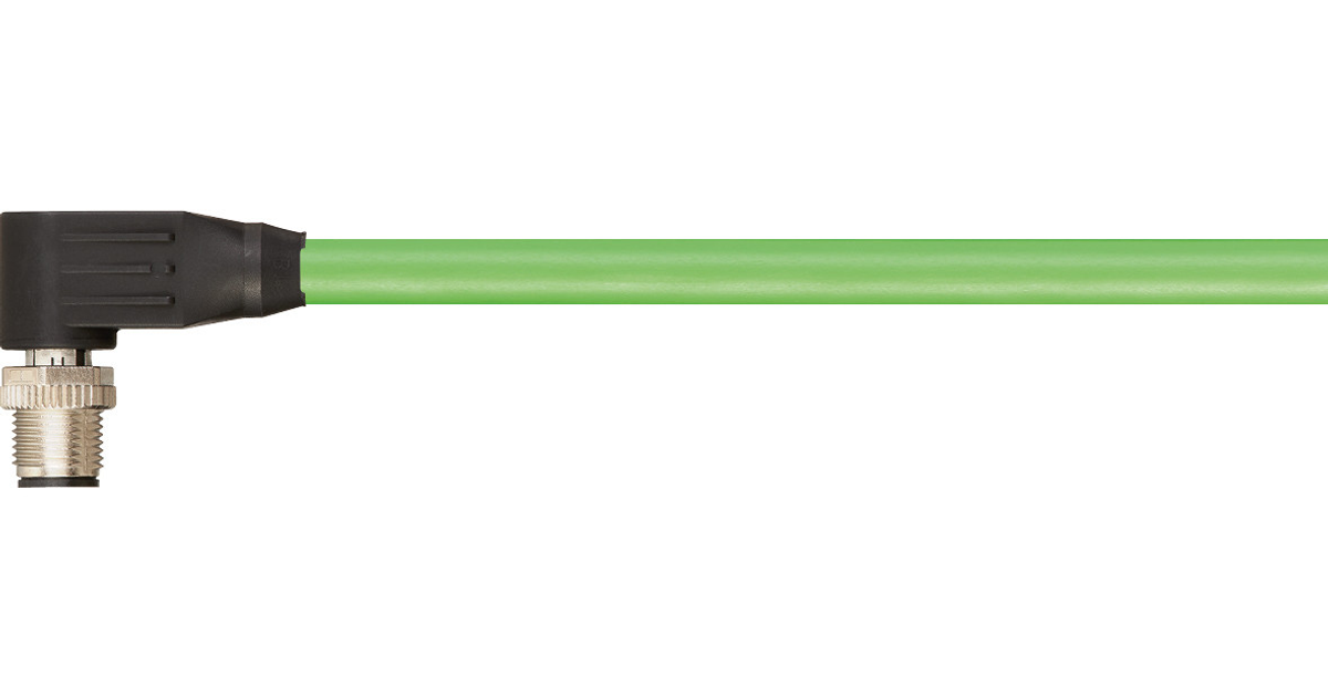 Profinet Pin Industrial Profinet cables, PUR, connector A: M12 d-coded pin angled ...