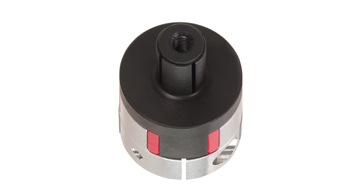 Expanding mandrel coupling with round axis clamp igus®