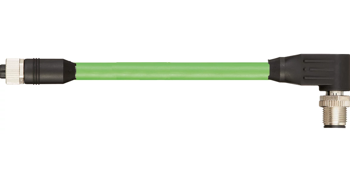 Profinet Pin Industrial Profinet cables, PUR, connector A: M12 d-coded socket ...