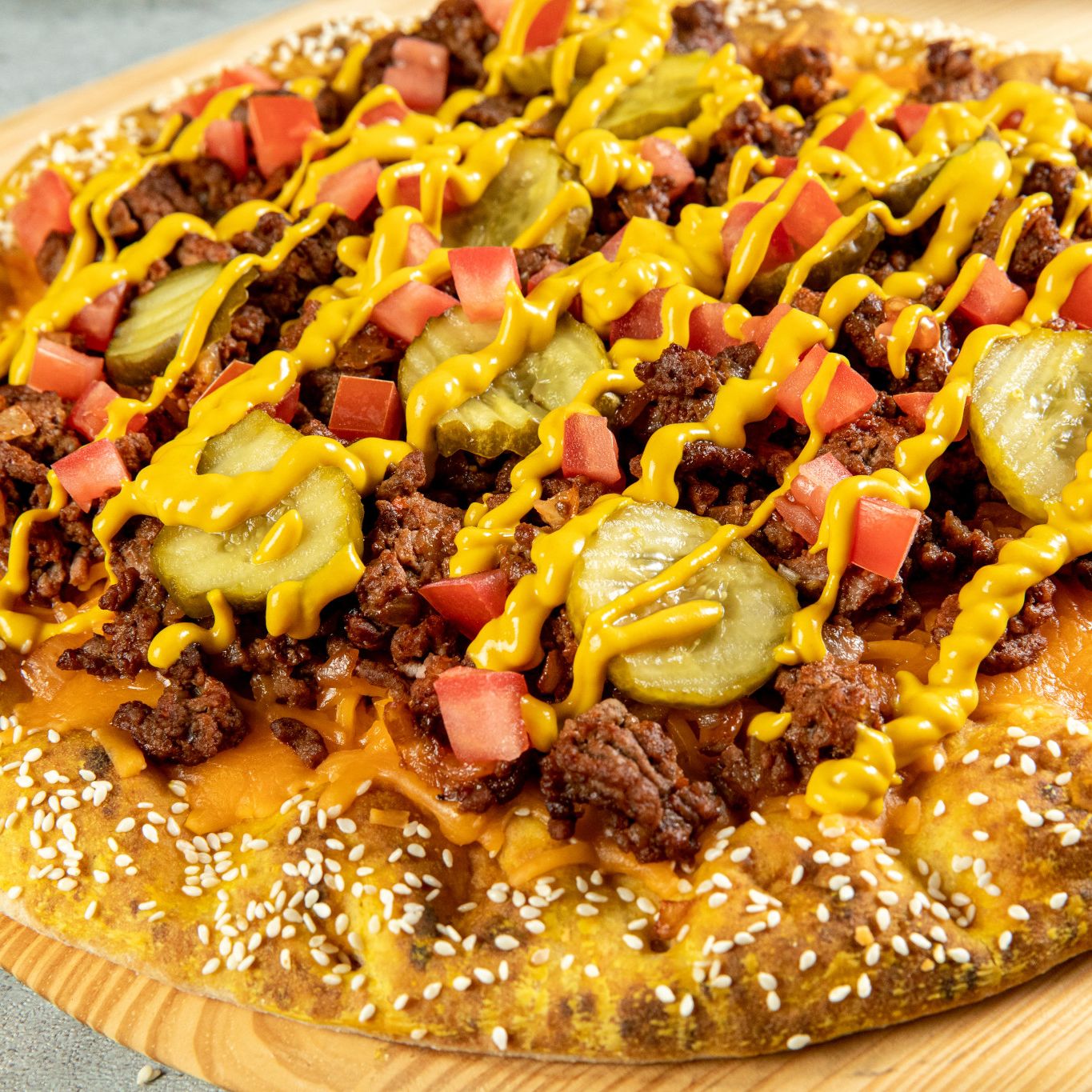 Cheeseburger Pizza French S