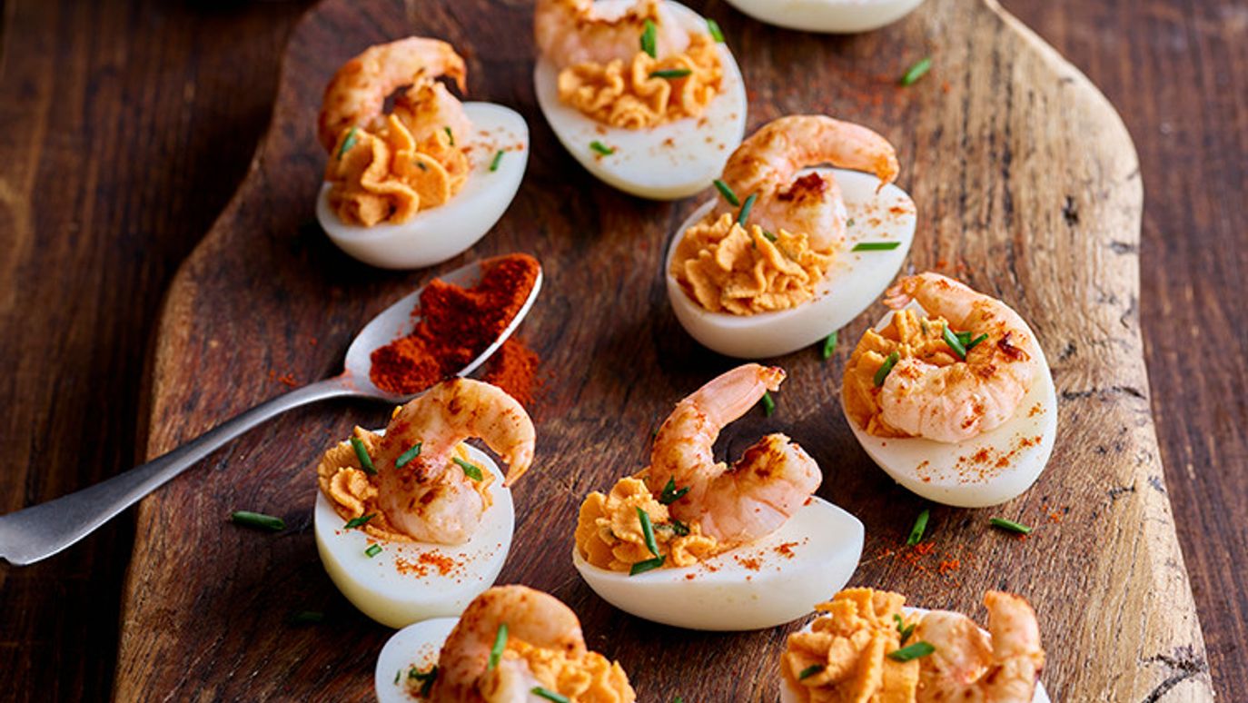 FRANK'S REDHOT DEVILLED EGGS RECIPE