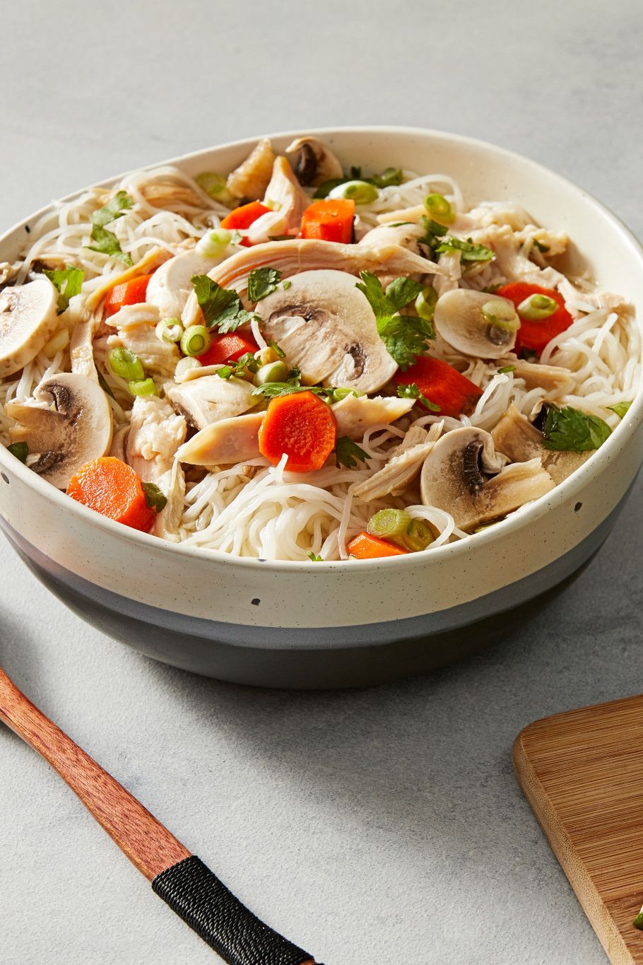 Chicken Rice Noodle Soup Recipe Thai Kitchen