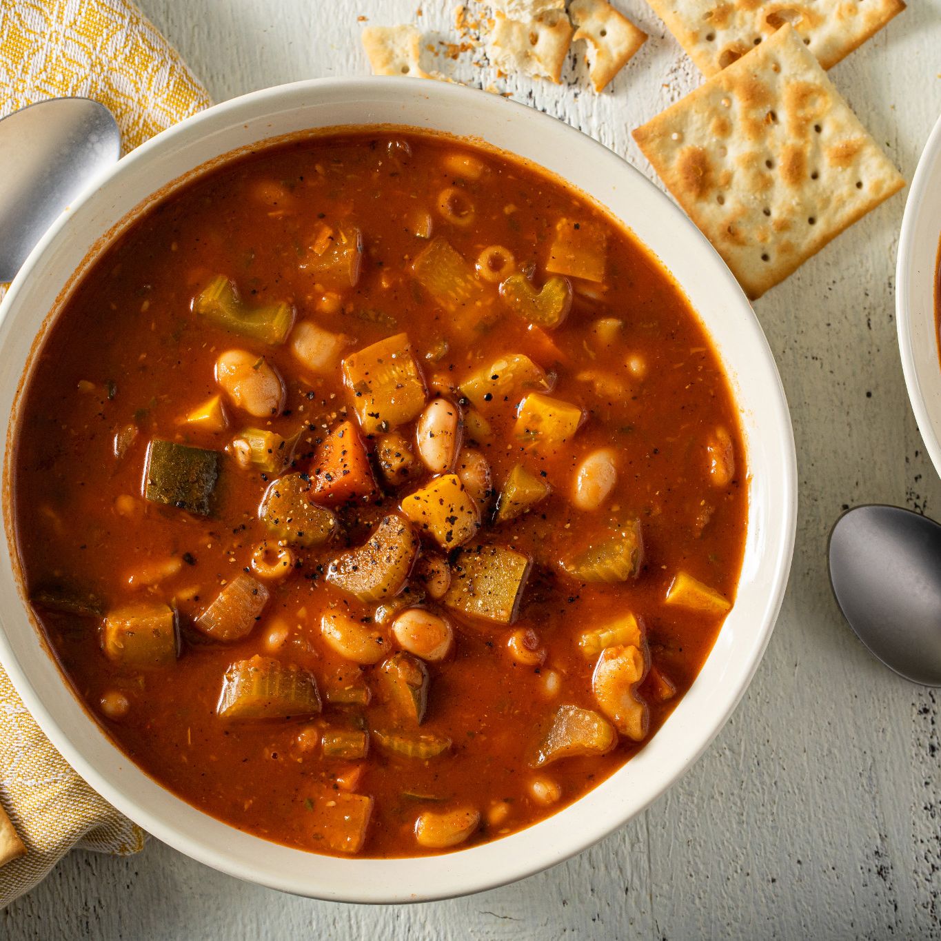 Minestrone Soup with Basil; Garlic & Oregano Gourmet Garden