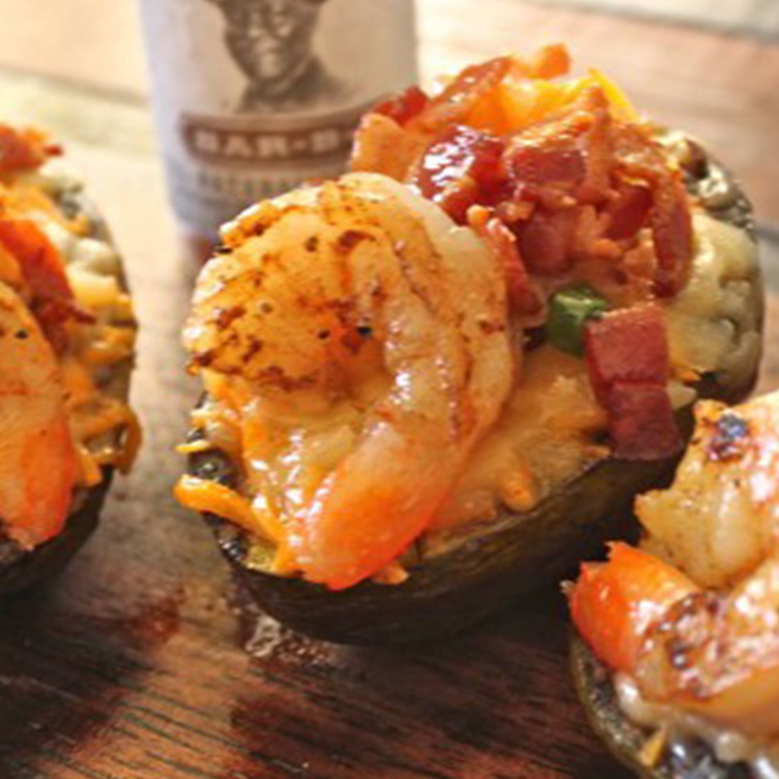 Shrimp Avocado Boats Stubb's BBQ