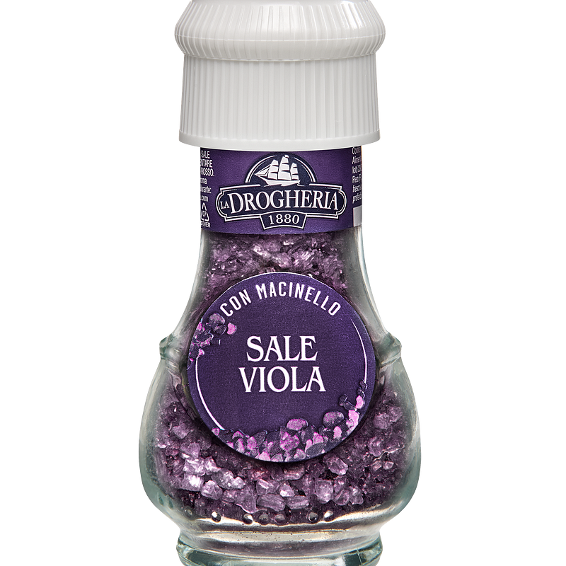 Sale viola aromatizzato al vino rosso Drogheria