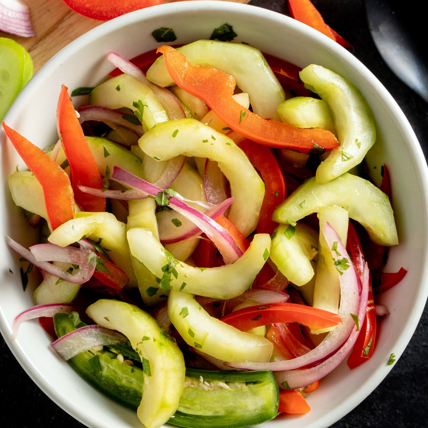 Spicy Cucumber Salad | Thai Kitchen