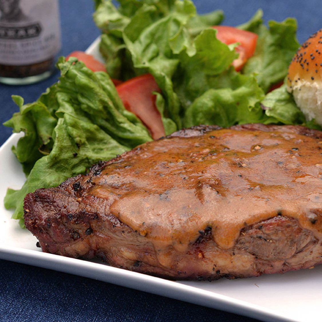Ribeye Steaks with Stubb's Butter Wing Sauce Stubb's BBQ