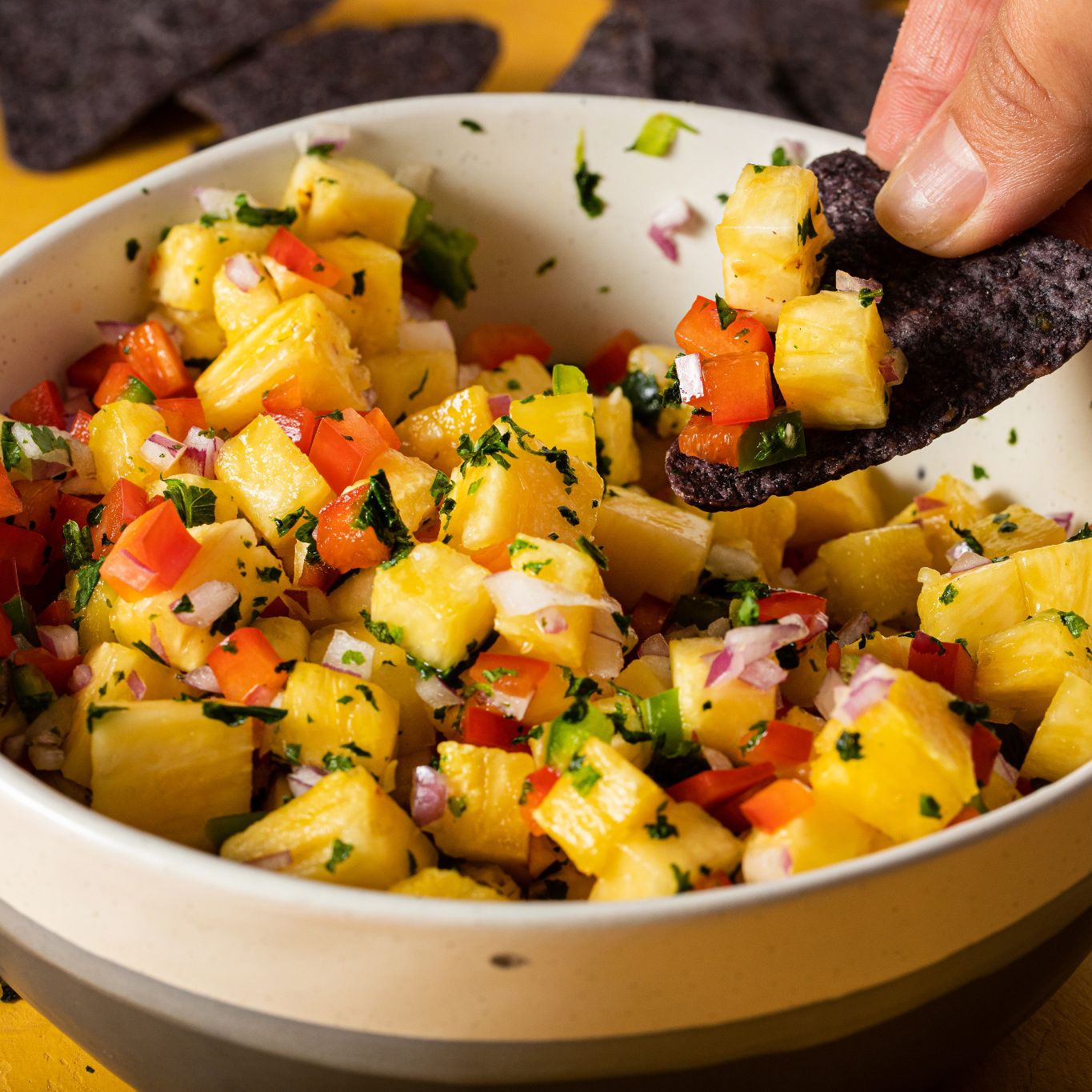 Pineapple Salsa with Cilantro Gourmet Garden