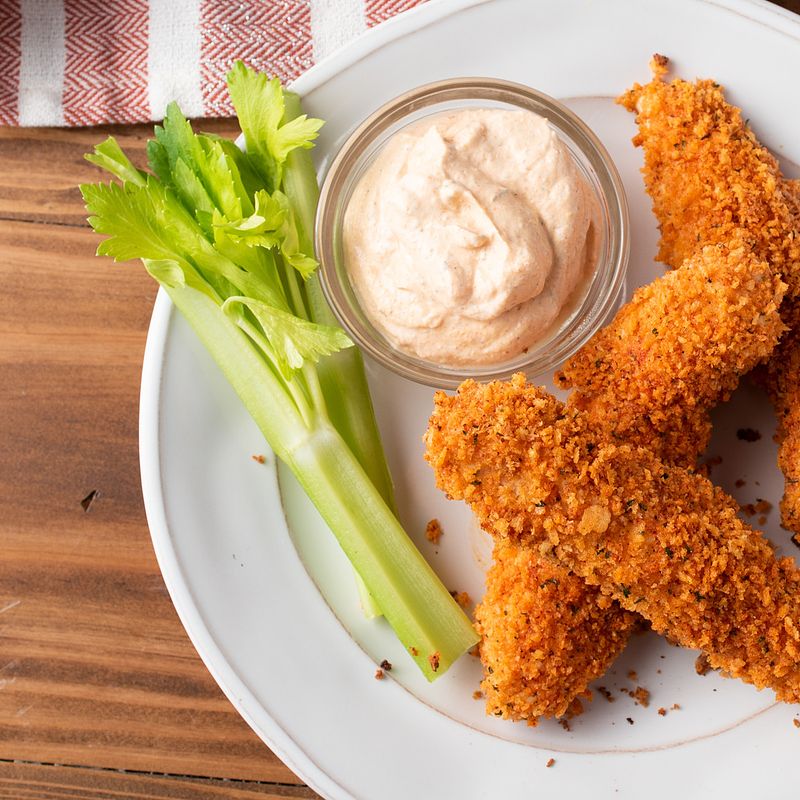 Nuggets de poulet mariné à la sauce Frank's Red Hot