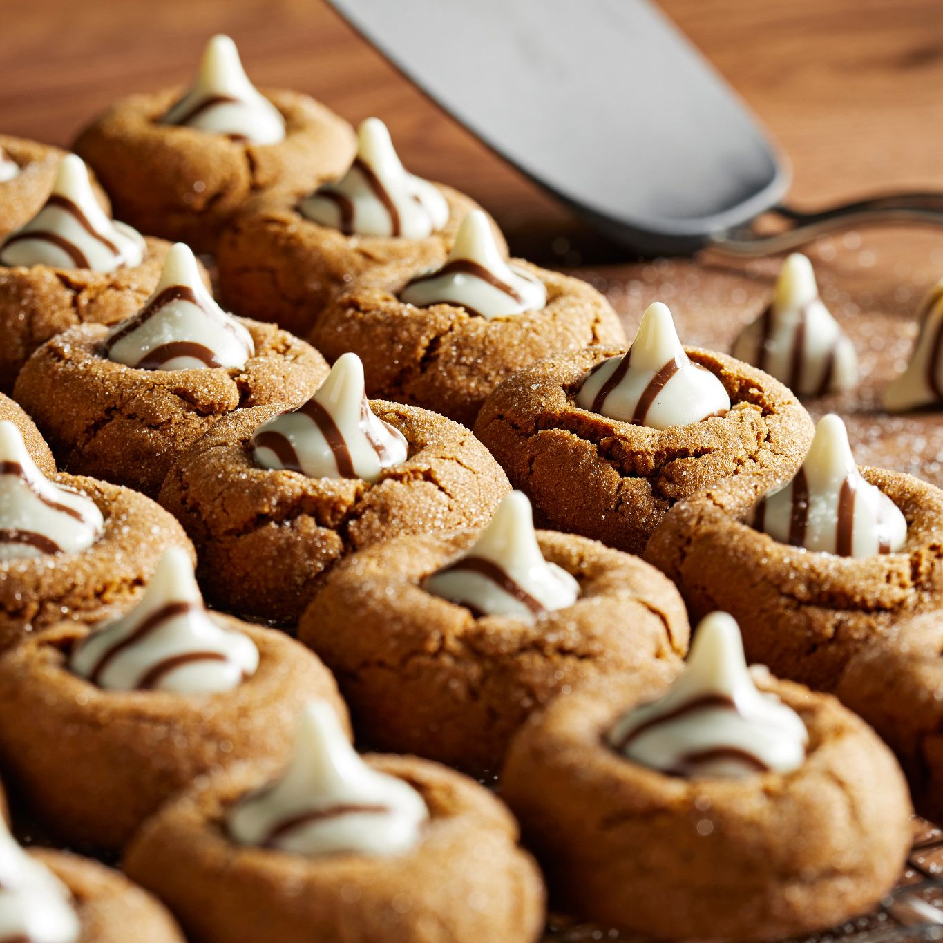 White Chocolate Kissed Gingerbread Cookies Mccormick