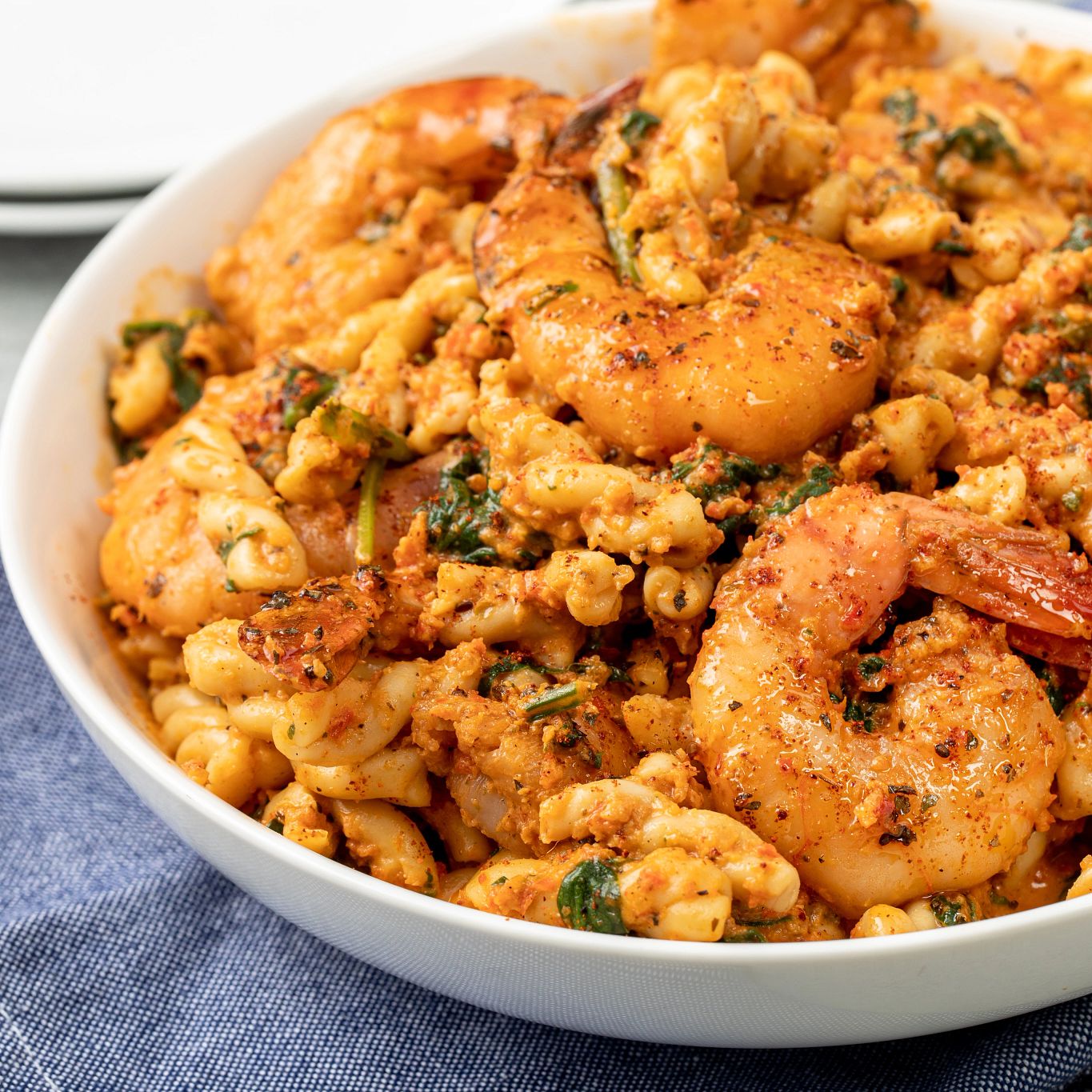 Red Pepper Pesto Shrimp Pasta Mccormick Gourmet