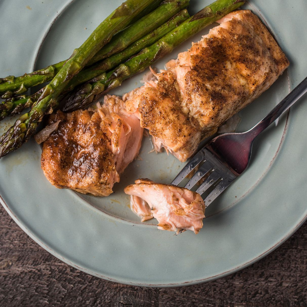 Sheet Pan Cajun Salmon Asparagus Mccormick