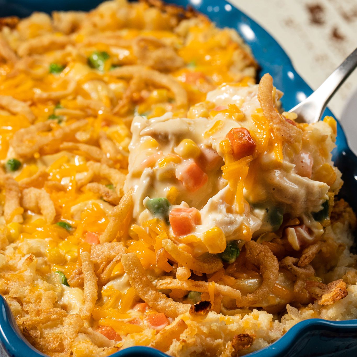 Hearty Turkey & Mashed Potato Bake French's