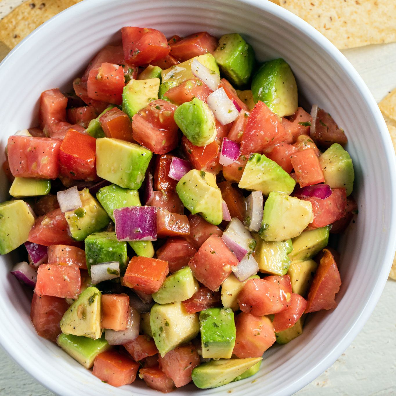 Avocado; Tomato & Basil Salsa Gourmet Garden