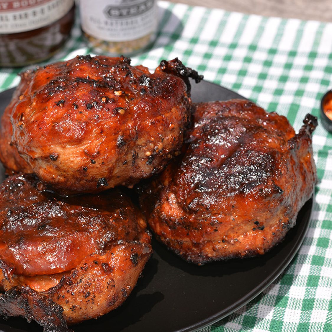 Bacon Wrapped Chop Steak Stubb's BBQ