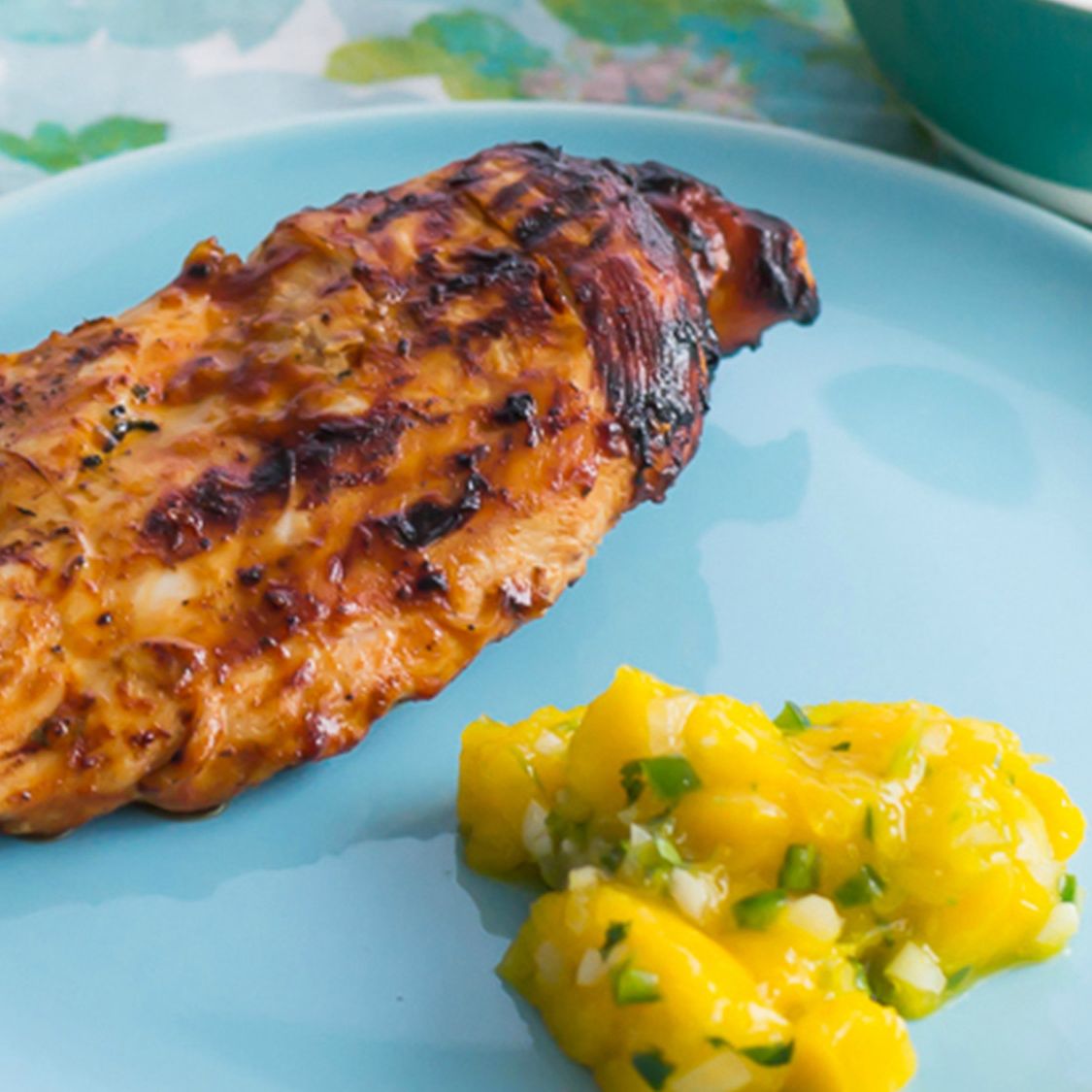 Cilantro Pineapple Grilled Chicken Stubb's BBQ