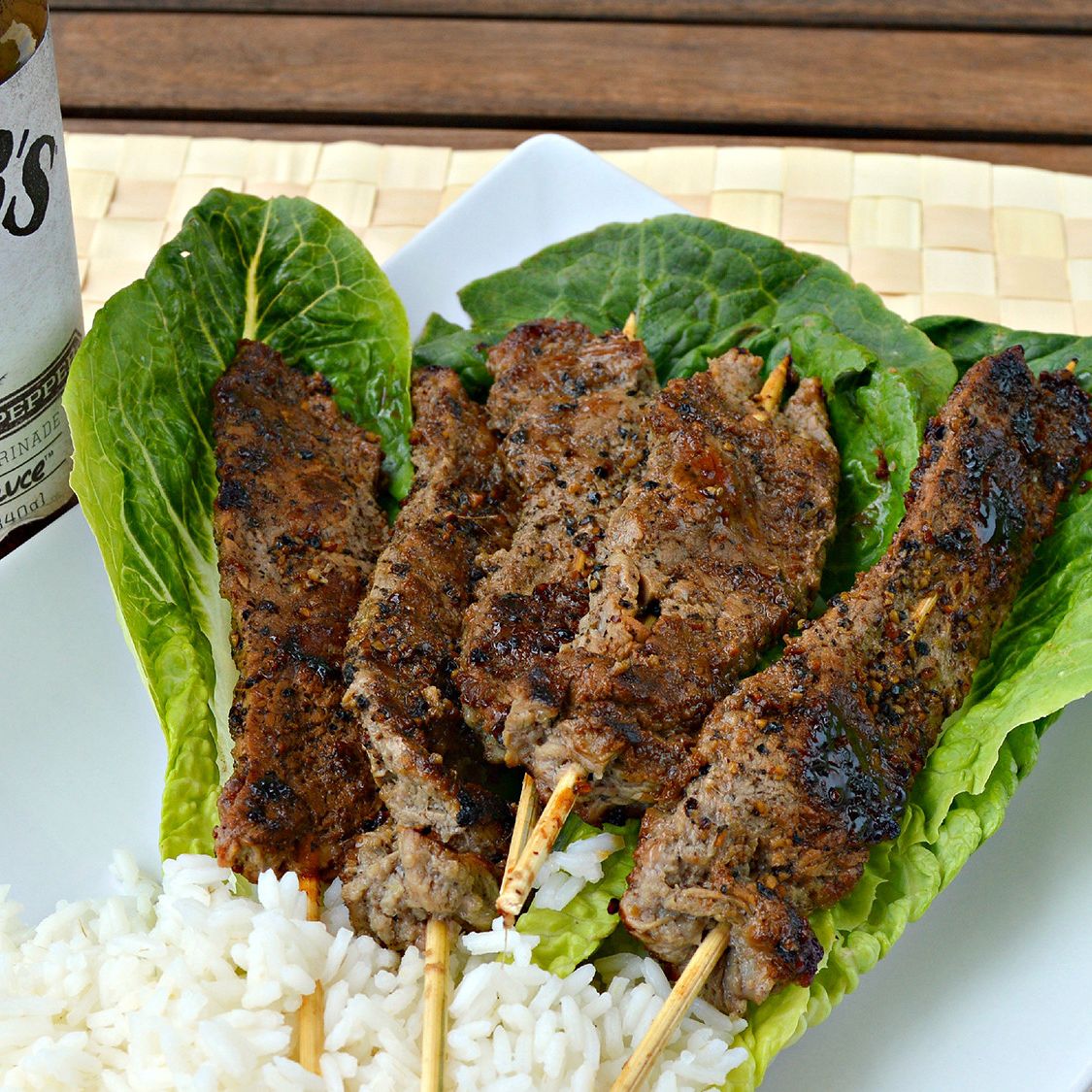 Korean Bulgogi Style Grilled Beef Skewers Stubb's BBQ