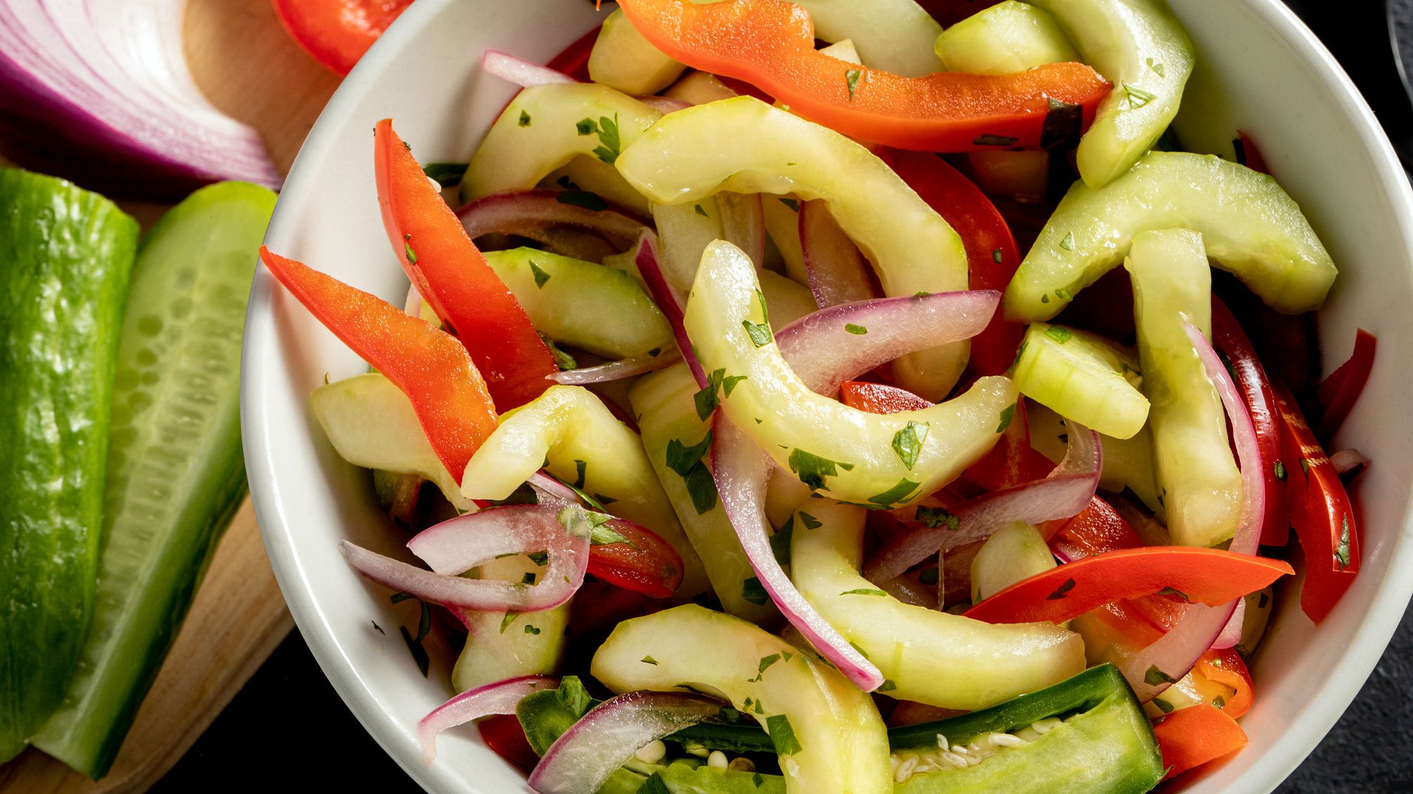 East African Fresh Tomato Cucumber Salad Mccormick African salad (abacha) is a delicious west african food that is native to the ndi igbo (people of igbo), here is all you need to know about this nigerian delicious dessert and even all the ingredients used in preparing it. east african fresh tomato cucumber salad